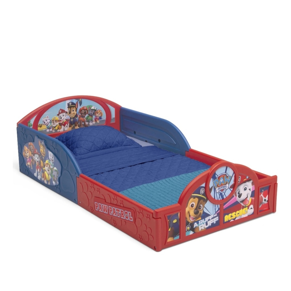 Paw Patrol Red and Blue Action Figures Playset with Character Details